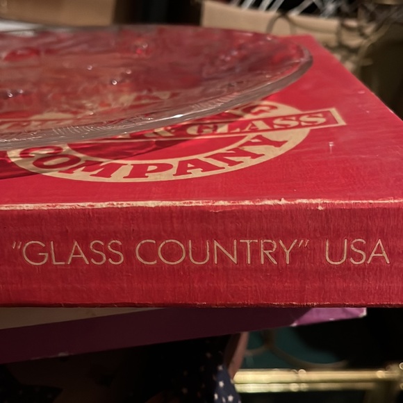 Glass serving dish winter goose - Picture 5 of 5